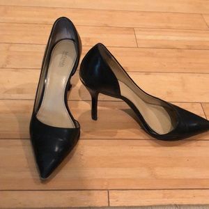 Michael Kors black leather heels